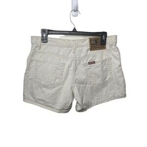 Polo Jeans Co Ralph Lauren Womens Vtg Khaki 4 In Saturday Short Sz 6